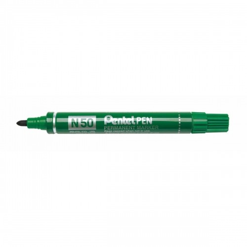 Permanentais marķieris Pentel N50-BE Zaļš 12 gb. image 1