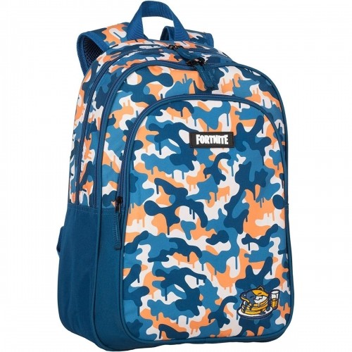 School Bag Fortnite Blue Camouflage 42 x 32 x 20 cm image 1