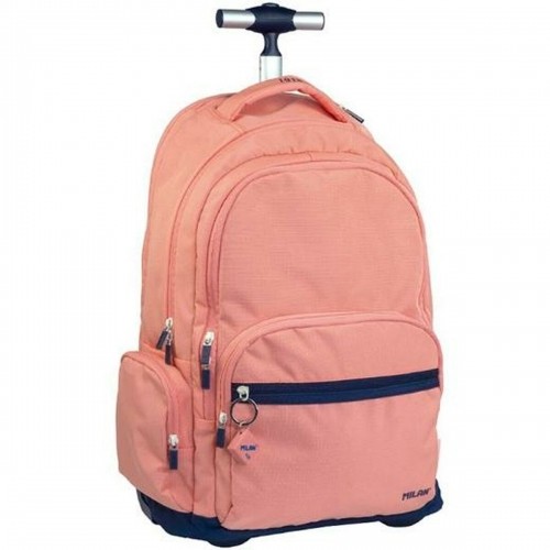 Школьный рюкзак с колесиками Milan Розовый (52 x 34,5 x 23 cm) image 1
