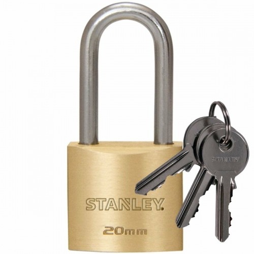 Key padlock Stanley Brass Bow (2 cm) image 1