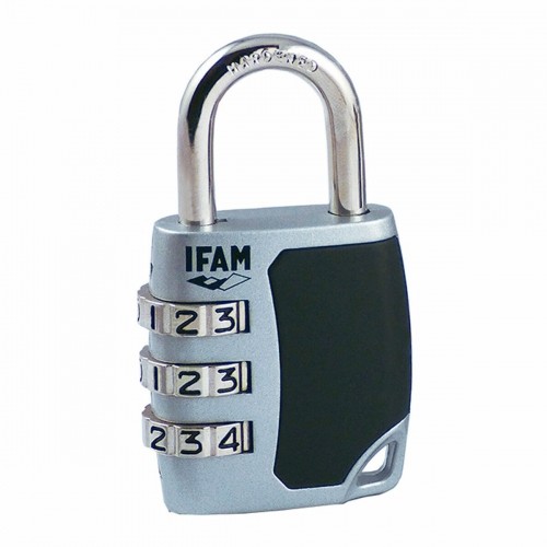Combination padlock IFAM C35S Steel Zinc 4,7 mm (3,45 cm) image 1