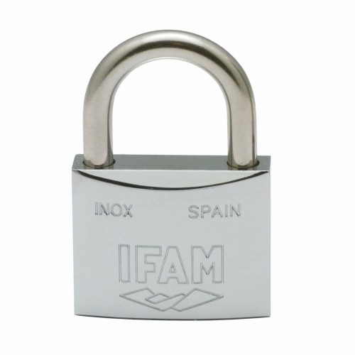 Замок с ключом IFAM INOX 50 Нержавеющая сталь обычный (5 cm) image 1