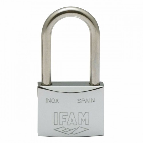 Замок с ключом IFAM INOX 30AL Нержавеющая сталь Длинный (3 cm) image 1