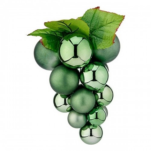 Christmas Bauble Grapes Green Plastic image 1