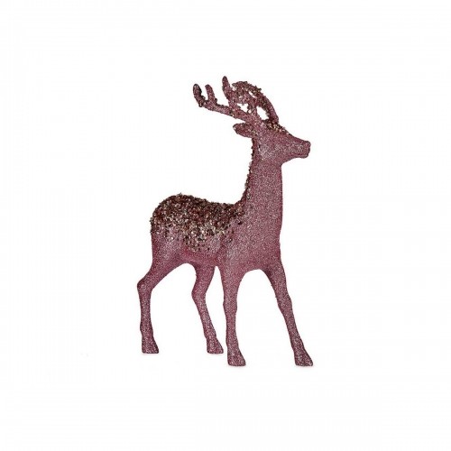 Krist+ Декор Средний Северный олень Розовый Позолоченный (15 x 45 x 30 cm) image 1