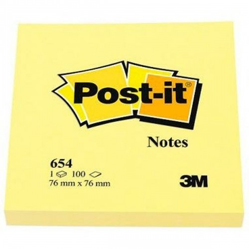 Стикеры для записей Post-it CANARY YELLOW Жёлтый 36 штук 7,6 x 7,6 cm (76 x 76 mm) image 1