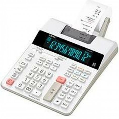 Printer calculator Casio FR-2650RC White Black/White image 1