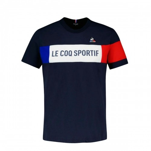 Men’s Short Sleeve T-Shirt TRI TEE SS Nº1 M SKY CAPTAIN Le coq sportif 2310010 Navy Blue image 1