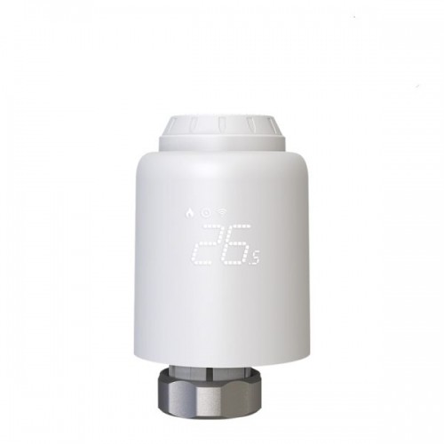 Tellur Smart WiFi Thermostatic Radiator Valve RVSH1 LED white image 1