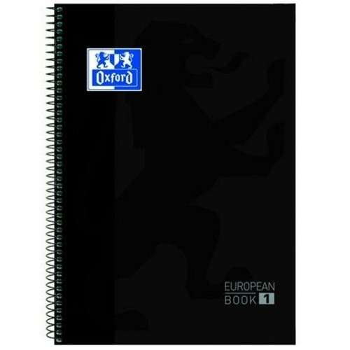 Notebook Oxford Classic 80 Sheets 5 Units A4 Staples Black (5 Pieces) image 1