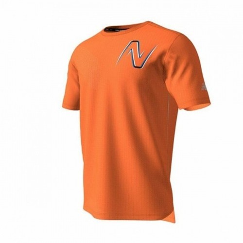 Men’s Short Sleeve T-Shirt New Balance GR Impact Run Orange image 1