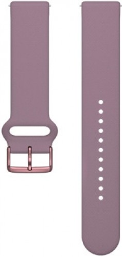 Polar watch strap 20mm S-L T, purple silicone image 1