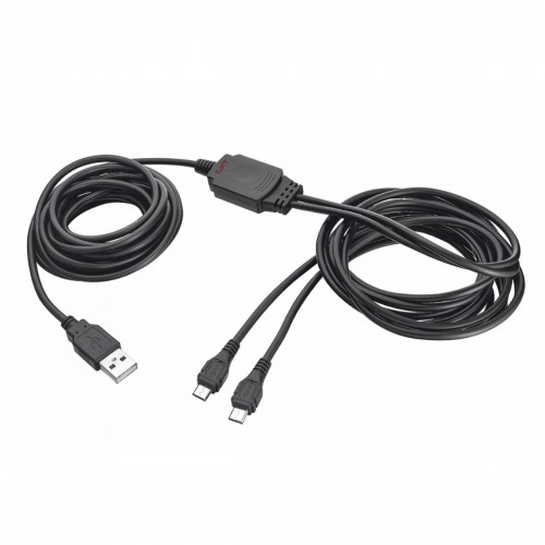 Универсальный кабель USB-MicroUSB Trust GXT 222 Чёрный image 1