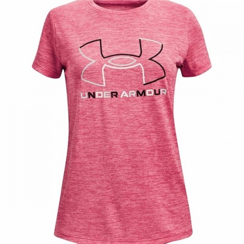Child's Short Sleeve T-Shirt Under Armour Pink image 1