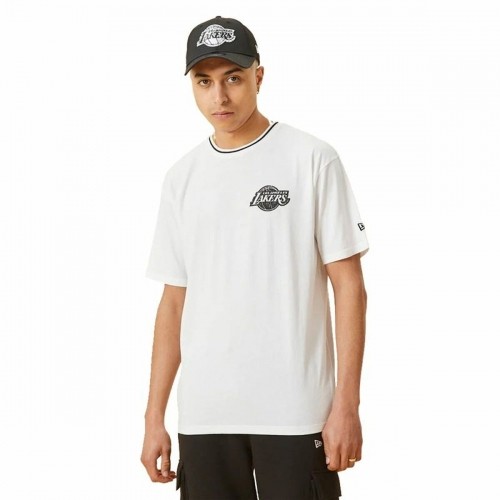 Men’s Short Sleeve T-Shirt New Era Lakers White image 1