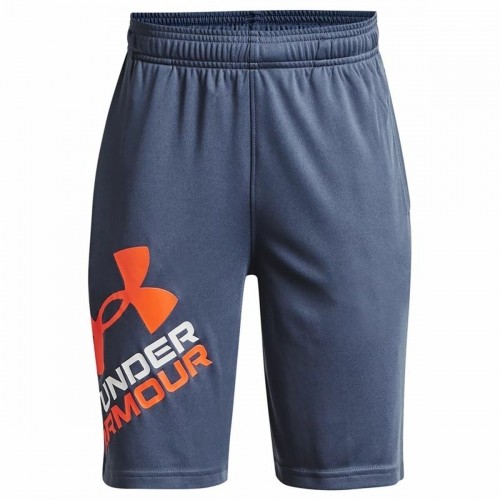 Sport Shorts for Kids Under Armour Prototype 2.0 Logo Blue image 1