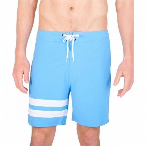Men’s Bathing Costume Hurley Block Party 18" Sky blue image 1