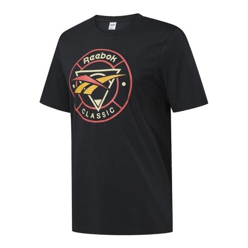Vīriešu Krekls ar Īsām Piedurknēm Reebok  Classic Trail Melns image 1