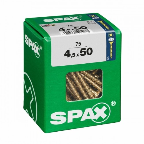 Box of screws SPAX Wood screw Flat head (4,5 x 50 mm) image 1