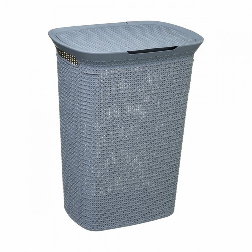Laundry basket 5five 61,5 x 46 x 35 cm Grey 57 L polypropylene image 1