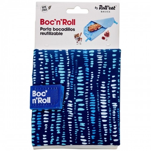 Коробочка для бутербродов Roll'eat Boc'n'roll Essential Marine Синий (11 x 15 cm) image 1