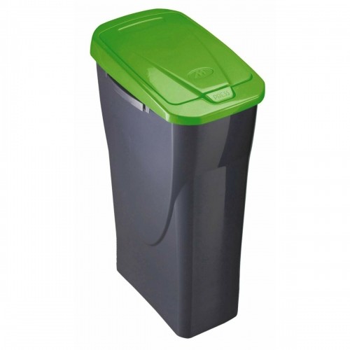 Recycling Waste Bin Mondex Ecobin Green With lid 25 L image 1