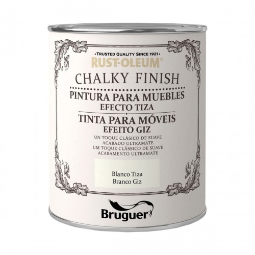 Paint Bruguer 5397508 White Chalks Furniture 12,5 cl 125 ml image 1