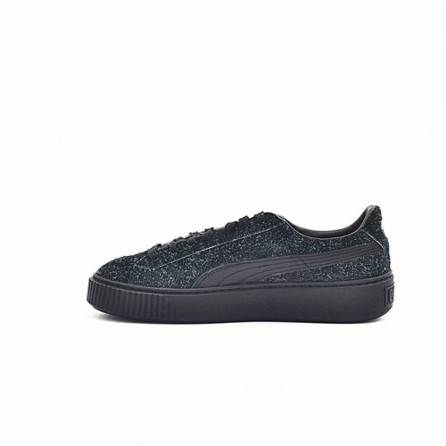 Женские спортивные кроссовки Puma Suede Platform Eletal Чёрный image 1