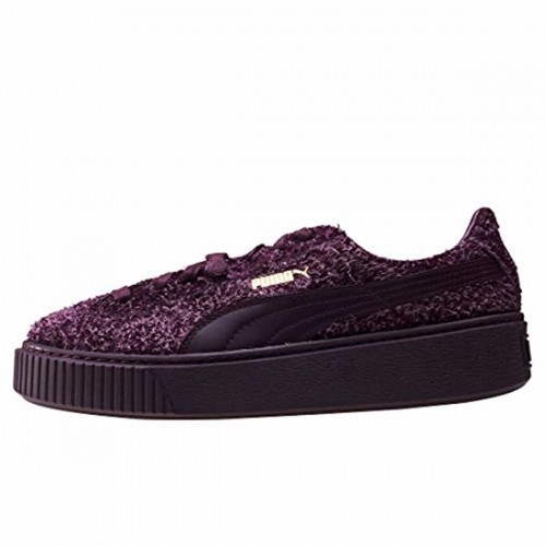 Женские спортивные кроссовки Puma Suede Platform Eletal  Пурпурный image 1