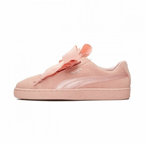 Sports Trainers for Women Puma Suede Heart Ep Yellow image 1