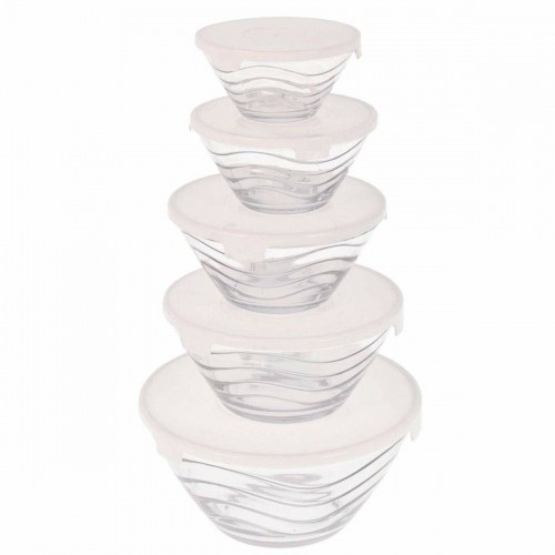 Set of lunch boxes Excellent Houseware Crystal (5 Units) image 1
