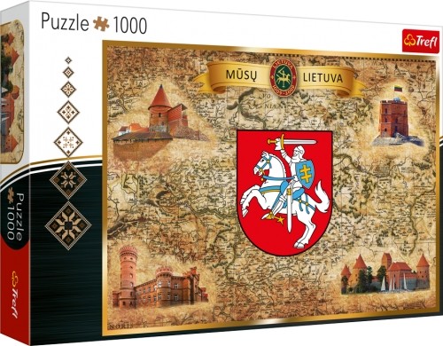 Trefl Puzzles TREFL Пазл Литва, 1000 шт. image 1