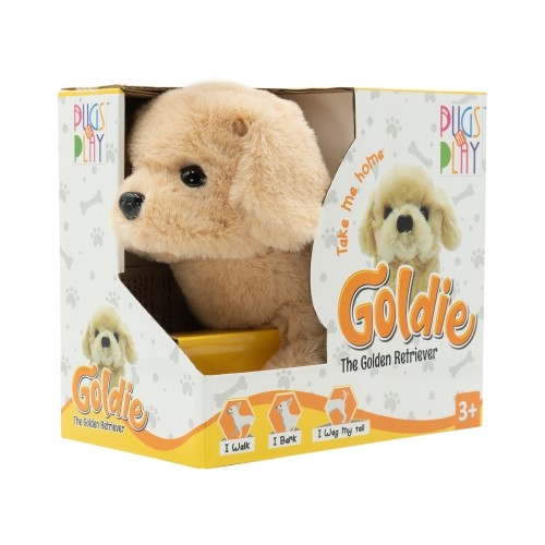 PUGS AT PLAY Staigājošs suns "Goldie" image 1