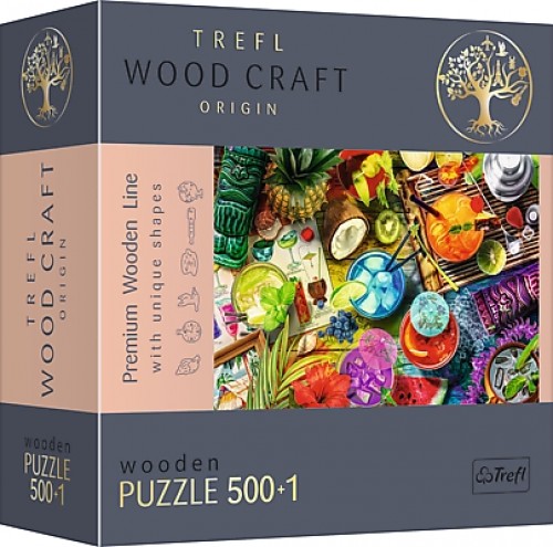 Trefl Puzzles TREFL Koka puzle - Krāsaini kokteiļi, 500gb image 1