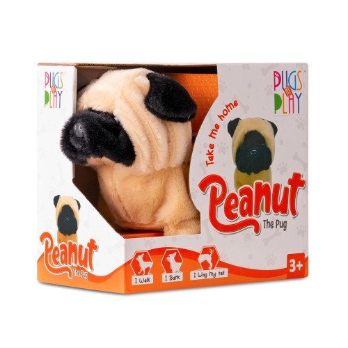 PUGS AT PLAY Staigājošs suns "Peanut" image 1