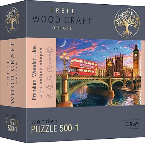 Trefl Puzzles TREFL Пазл из дерева Лондон 500+1 шт. image 1