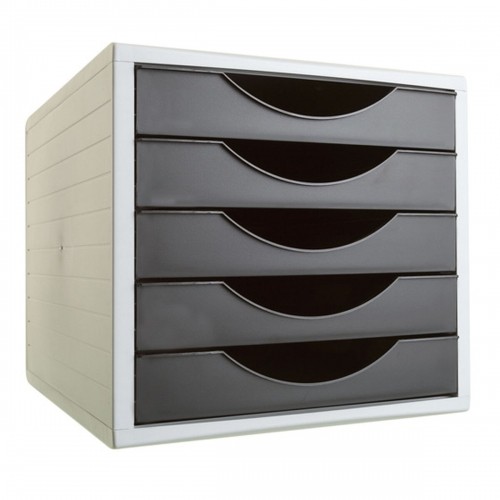 Modular Filing Cabinet Archivo 2000 ArchivoTec Serie 4000 5 drawers Din A4 Black 34 x 27 x 26 cm image 1