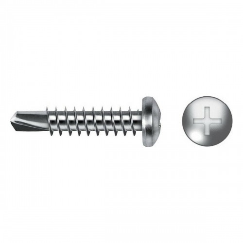 Self-tapping screw CELO 3,9 x 32 mm Metal plate screw 250 Units Galvanised image 1