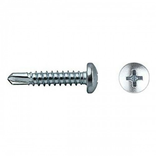Self-tapping screw CELO 3,9 x 19 mm Metal plate screw 500 Units Galvanised image 1