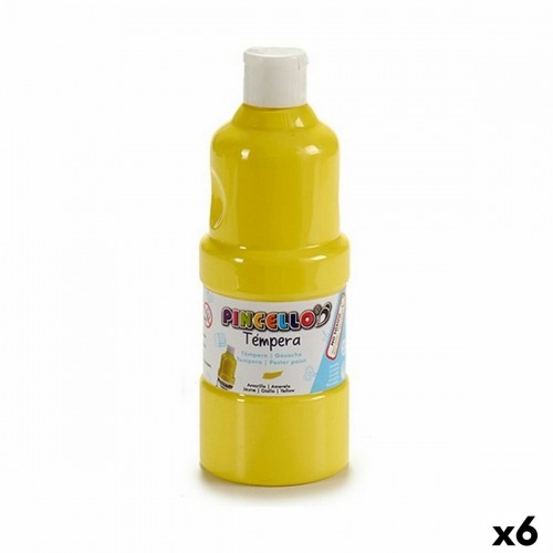 Pincello Tempera Dzeltens 400 ml (6 gb.) image 1