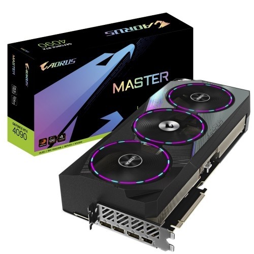 Gigabyte Graphics card GeForce RTX 4090 Aorus Master 24GB GDDR6X 384bit 3DP/HDMI image 1