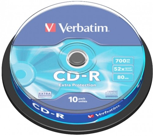 Verbatim CD-R Extra Protection 700MB 52x 10шт image 1
