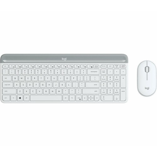 Mouse & Keyboard Logitech 920-009199 White Spanish Qwerty image 1