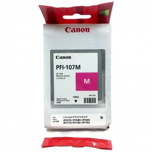 Oriģinālais Tintes Kārtridžs Canon PFI-107M Fuksīns image 1