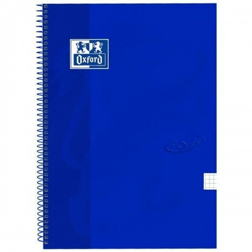 Notebook Oxford Denim Touch Blue Din A4 80 Sheets (5 Pieces) image 1