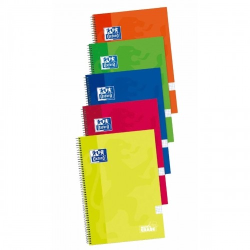 Notebook Oxford Write&Erase Multicolour Din A4 80 Sheets (5 Pieces) image 1