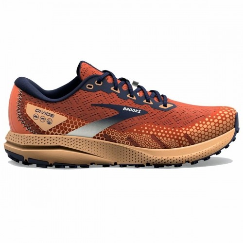 Беговые кроссовки для взрослых Brooks Divide 3 Оранжевый Мужской image 1