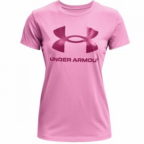 Sieviešu Krekls ar Īsām Piedurknēm Under Armour Graphic Rozā image 1