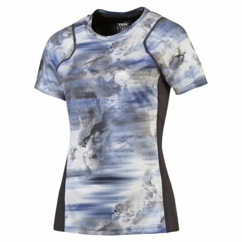 Women’s Short Sleeve T-Shirt Puma Graphic Tee Blue image 1