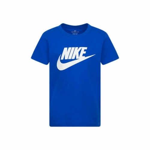 Child's Short Sleeve T-Shirt Nike Sportswear Futura Blue image 1